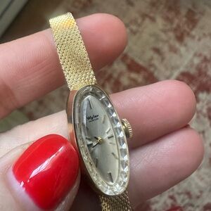 Women's Wyler 14k Gold Watch, vintage